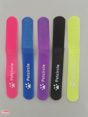 訂貨生產LOGO魔術貼綁帶 彩色尼龍帶扣魔術貼綁帶 滅火器固定綁帶